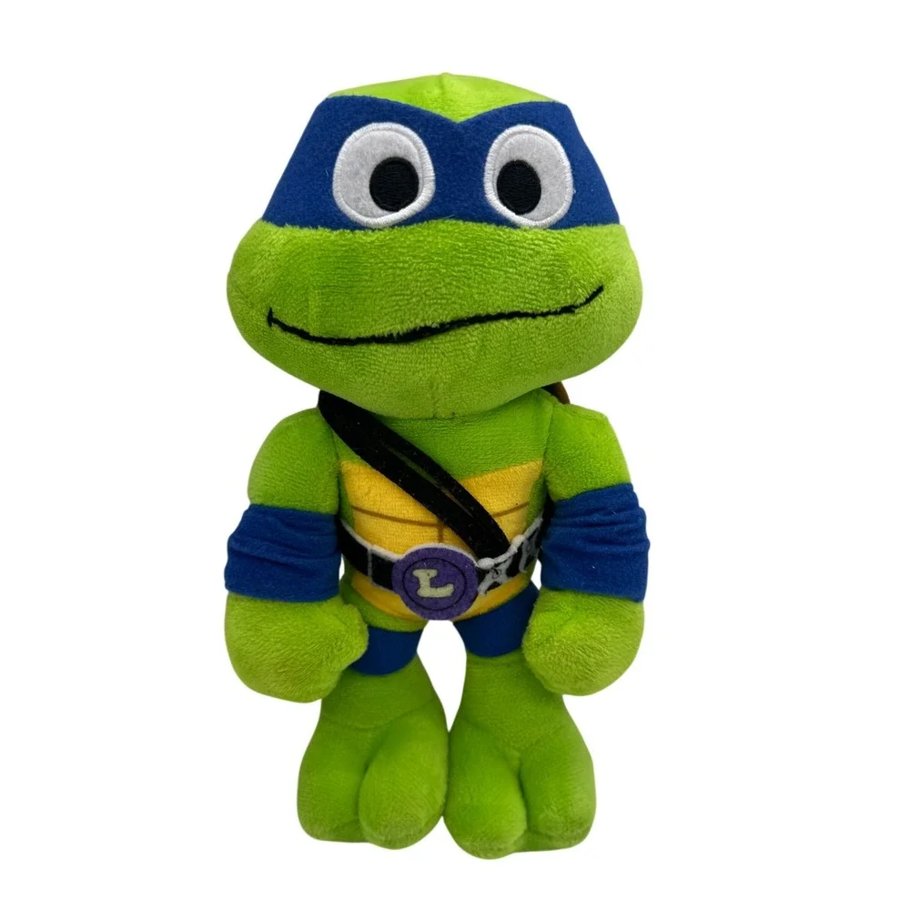 Mattel TMNT Mutant Mayhem Leonardo Plush Blue Mask 9